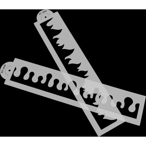 Cake Stencil Fire Template Wedding Cake Decorating Tool Bakeware Lace Cake Side Stencil Fondant Cake Border Decoration