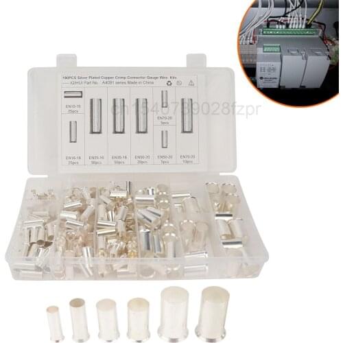 Box Terminal - En Tubular Bare End Cold Pressed Tubular Terminal Red Copper Terminal