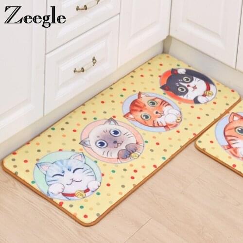 Zeegle Funny Doormats Mats For Hallway Anti-slip Kitchen Rugs Coffee Table Floor Mats Soft Kids Bedroom Carpets Child Room Rug