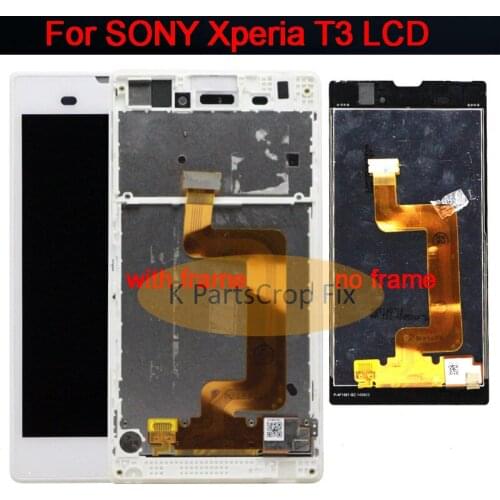 5.3 inch For SONY Xperia T3 LCD Display M50W D5103 Touch Screen Digitizer For Sony Xperia T3 LCD with Frame Tested