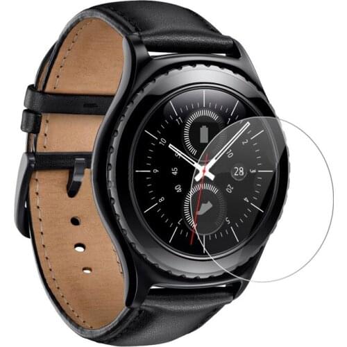 2Pcs MRGO Tempered Glass for Samsung Gear S2 on Screen Protector Phone Film for Samsung GearS2