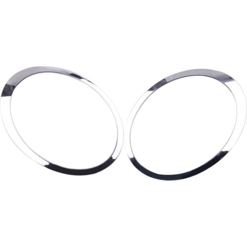 51137149905 Car 1 Pair Chrome Headlight Trim Ring 51137149906 Fit For Mini Cooper R55 R56 R57 R58 R59 Clubman Coupe