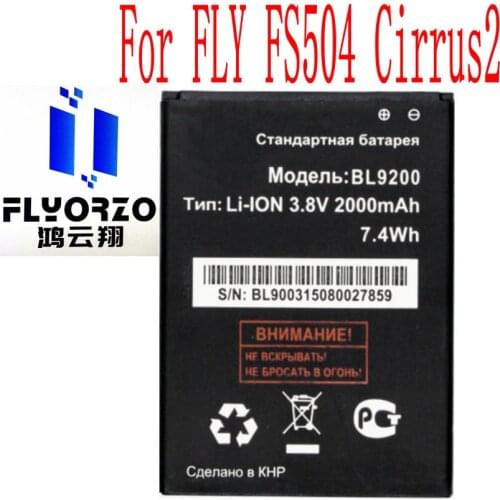 Brand new High Quality 2000mAh BL9200 Battery For FLY FS504 Cirrus2 Mobile Phone