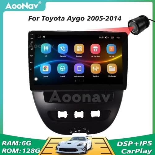 Car Radio For Toyota Aygo 2005-2014 Style Wireless WIFI GPS Navigation Stereo Multimedia Player Head Unit 2 Din Autoradio