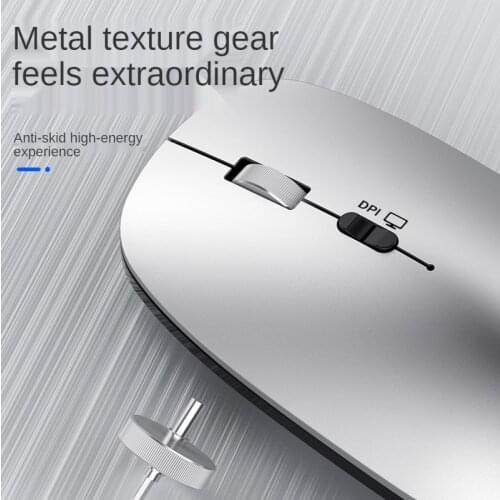 Wireless Bluetooth Dual-mode Silent Mouse 5 Buttons 1 Wheel DPI1600 Mouse For Mobile Phones, Tablets, Laptops And Desktops