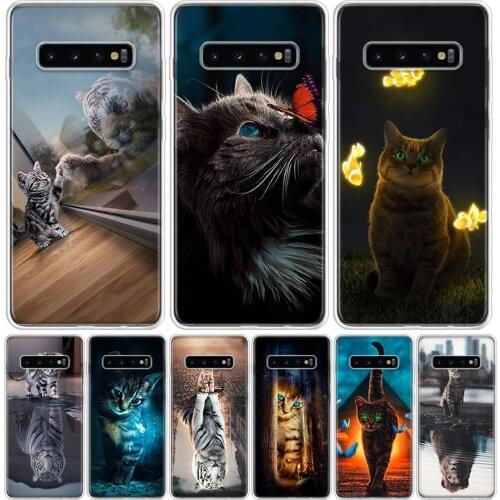 Cool Animal Big Cat Tiger Cover Phone Case For Samsung Galaxy S10 S20 Ultra Note 10 9 8 S9 S8 J4 J6 J8 + Lite Plus Pro S7 Coque
