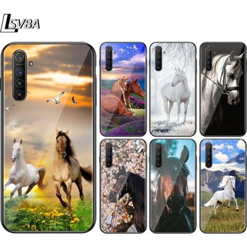 Beautiful Hors Art For OPPO Find X3 X2 F19 F17 RX17 F15 R15X K5 K3 K1 R9S F11 F9 F7 F5 Neo Pro Lite Black Soft Phone Case