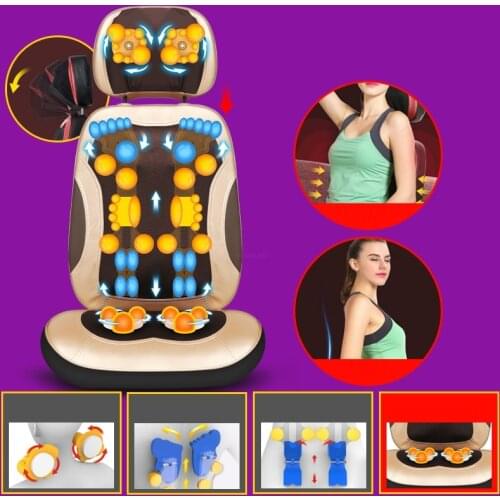 Massager Neck, Waist, Back, Hip Household Massage Pad Full Body Massage Cushion Chair Pad