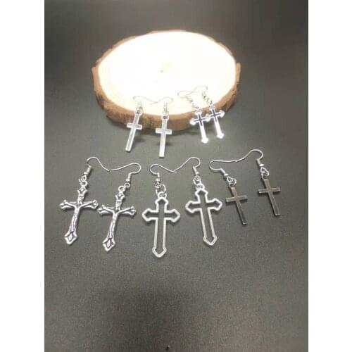 Earrings Fashion Jewelry 2020 Cross Mens Womens Earrings Simple Style Earrings Wholesale