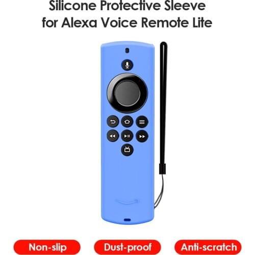 Anti-scratch Non-slip Remote Cover Shell Shockproof Case Remote Controller Cover for Alexa Voice Remote Lite/Fire TV Stick