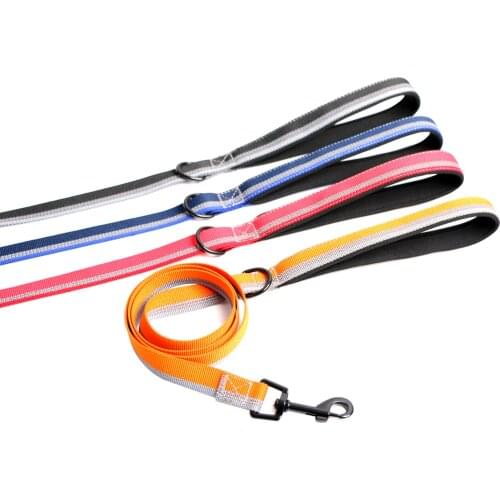 Pet Dog Leash Soft mesh Nylon Dog Leash For Small Medium Dogs Reflective Puppy Walking Running Pet Dog Lead leash Pet Supplies