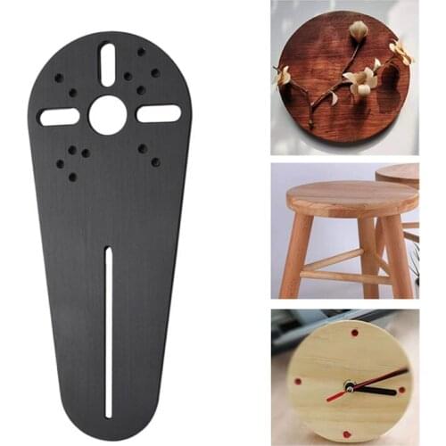 Circle Cutting Jig For Bosch Makita Electric Hand Trimmer Wood Router Woodworking Milling Circle Milling Groove