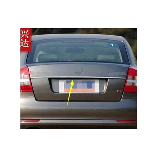 FIT FOR 2007-2013 for skoda Octavia A5 CHROME REAR BOOT DOOR TRUNK COVER TRIM TAILGATE GARNISH MOLDING STRIP Accessories
