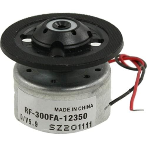 RF-300FA-12350 DC 5.9V Spindle Motor for DVD CD Player Silver+Black