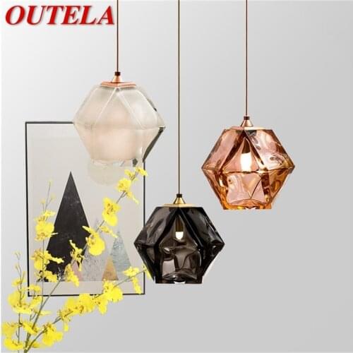 OUTELA Nordic Creative Pendant Light Modern Ball Shape LED Lamp Fixture Decorative For Home Living Room