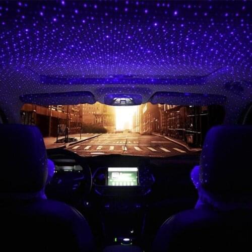 LED car roof star night light projector USB ambie for Suzuki Grand Vitara 2016 Sx4 swift jimny Hyundai Solaris Verna Tucson