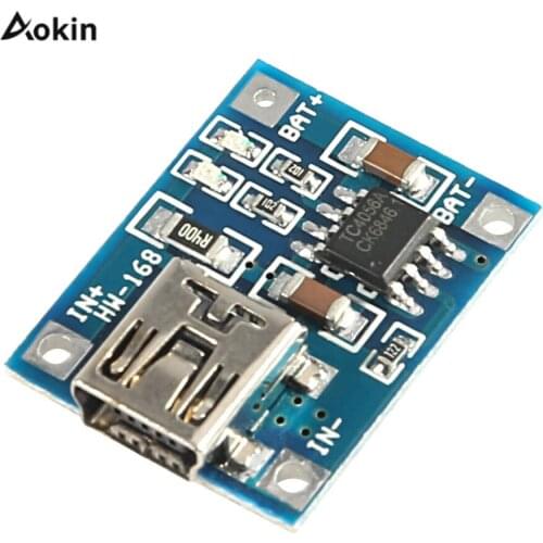 TP4506 Lithium Battery Charger Module MINI USB 5V 1A TP4056 Charging Board With Protection Dual Functions TC405 Charger Module