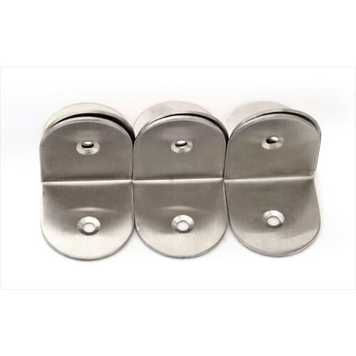 Stainless steel angle code 90 degree right angle code L-shaped angle code connector thickened angle code L-shaped bracket 5Pcs