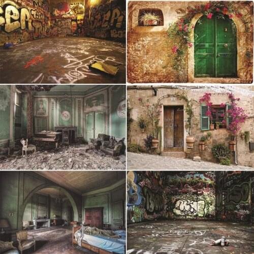 Vinyl Custom Photography Backdrops Prop outdoor+Brick wall Photography Background NY1FD-16