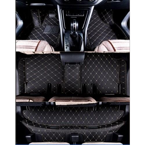 High quality! Custom special car floor mats for Honda Pilot 7 8 seats 2020 waterproof carpets for Pilot 2019-2017,Free shipping