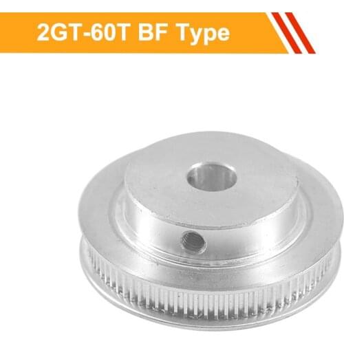 GT2 60T Timing Pulley 7mm/11mm Belt Width 2GT Type CNC Belt Pulley 6/6.35/8/10/12/14mm Bore Synchronous Pulley Wheel