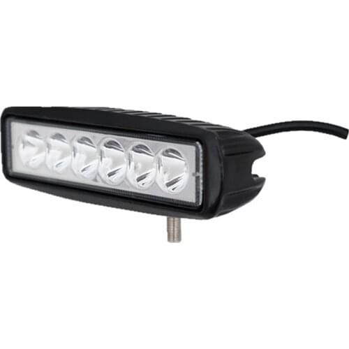 1 Pcs ECAHAYAKU 6 inch LED Light Bar 12V-30V 18W Warning Work Light IP67 LED Spotlight Motorcycle Offroad 4x4 ATV Truck Tractor