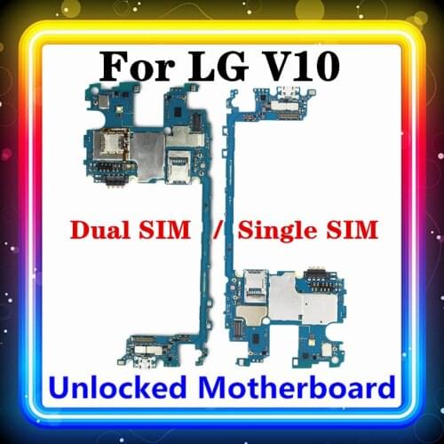 32GB/64GB For LG V10 H960 H960A H962 H961N H900 H901 VS990 F600LSK H968 Motherboard Mainboard Tested Android Installed