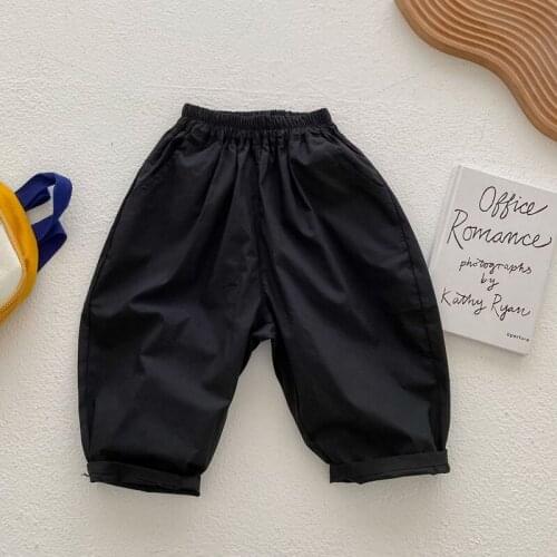 Kids Pants 2021 New Autumn Baby Girls Clothes Cotton Casual Black Harem Pants Children Loose Leggings Toddler Fashion Trousers