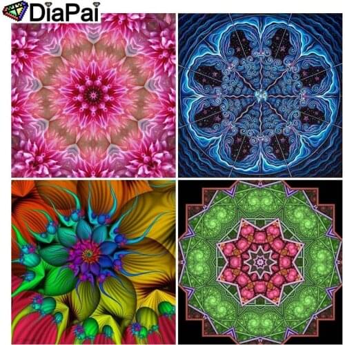 DIAPAI Full Square/Round Drill 5D DIY Diamond Painting "Religious Mandala" 3D Embroidery Cross Stitch 5D Decor Gift