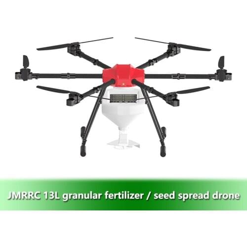 JMRRC V1250 13L seed spread drone fertilizer feed Six axes 10KG Agricultural spray drone frame with X6 power system parts