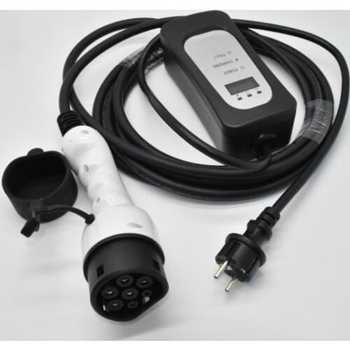 EVSE portable new energy vehicle European standard 16A charging gun IEC62196 with control box type2