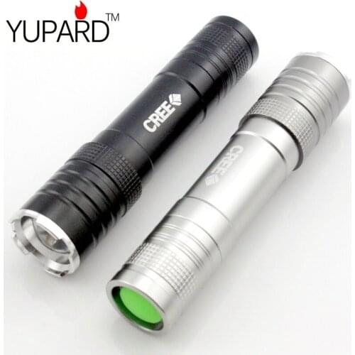 YUPARD XPE Q5 Focusable LED Flashlight Zoomable Torch 3Modes Waterproof 18650 rechargeable battery camping outdoor sport fishing