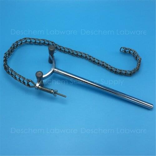 Beaker Chain Clamp Clip Beaker Container Fixator,40-145mm Grip,Lab Equipment