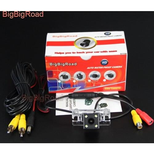 BigBigRoad Car Rear View Reverse Backup Parking Camera For Mitsubishi Galant 2009 2010 2011 2012 night vision Waterproof