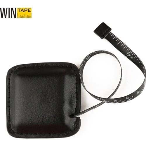 WINTAP Portable PU Leather Retractable Meter Ruler For Sewing Tailor Fabric 2m/ 60inch Roll Tape Measure Home Measuring Tools