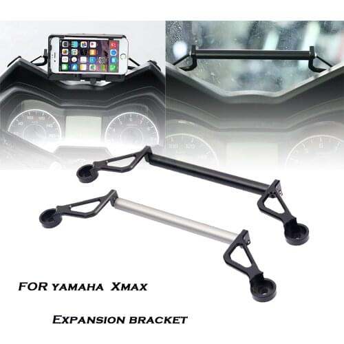 Multifunction Crossbar Motorcycle Phone GPS Navigaton Plate Bracket For Yamaha X-MAX 300 Xmax XMAX300 Expansion Bracket