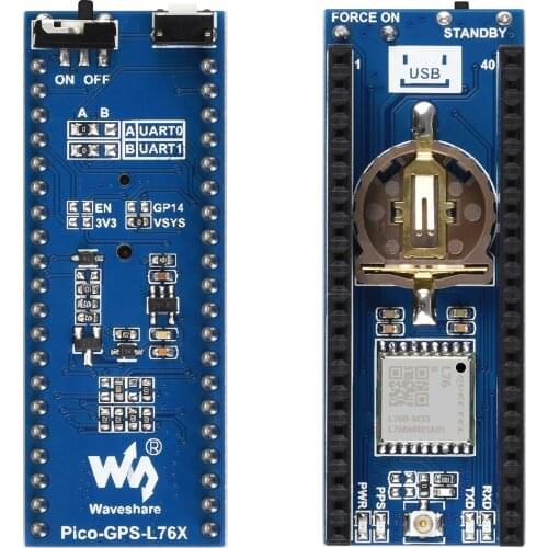 L76B GNSS Module For Pico,GNSS Module Based On L76B, Designed For Raspberry Pi Pico,GPS / BDS / QZSS Support