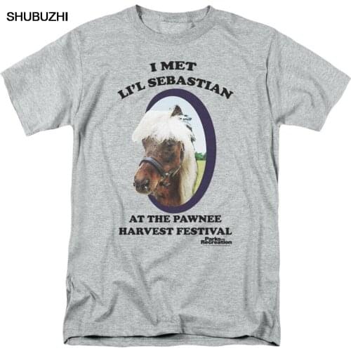 Parks and Recreation I Met Li'L Mens Short Sleeve Tee Shirt New Fashion Cotton