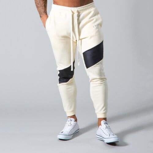 2020 autumn new muscle running fitness cotton LYFT pants leisure sports pants mens wear