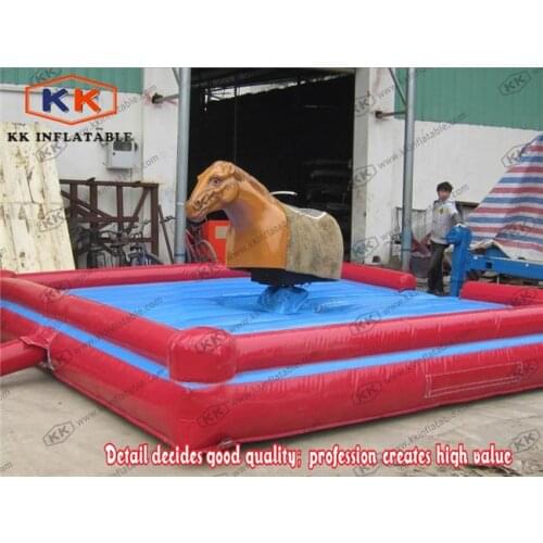 Inflatable Mechanical Bull Rodeo For Events Rental, Eliminator Mechanical Horse Riding Machine