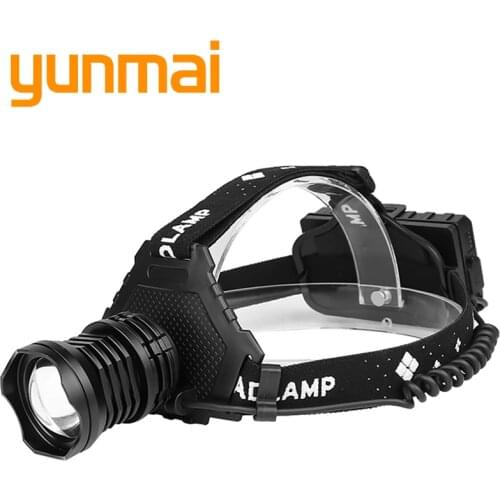 XHP100 Headlamp LED Headlamp Headlamp Power Bank 7800mah Flashlight 3PCS 18650 USB Rechargeable Battery Bulb with Zoom XHP70.2