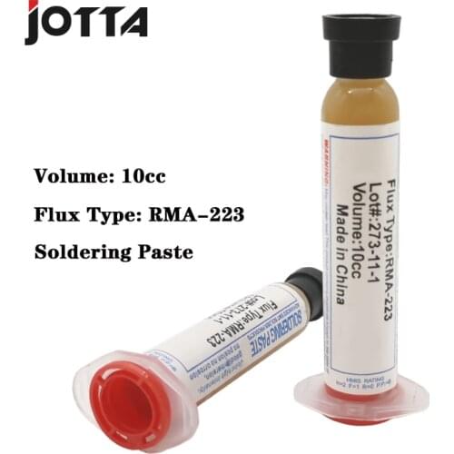 2 PCS DIY Solder Soldering Paste 10cc Flux Grease RMA223 for Chips Computer Phone LED BGA SMD PGA PCB Repair Tool