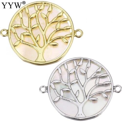 10pcs/lot Lift Tree Double Hole Charms Rope Cord Chains Connector For Bracelet Pendants Necklace DIY Jewelry Making Accessories