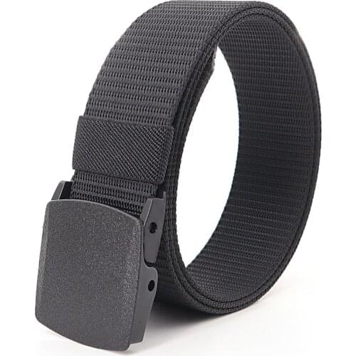 Flying Art Mens Tactical Military police Outdoor Training Hunting Belt Adjustable Nylon Breathable knitted Belt for Women