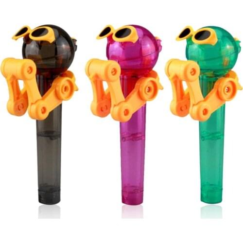 Lowest Price In History Latest Creative Personality Toy Lollipop Holder Decompression Toy Lollipop Robot Decompression Candy Toy