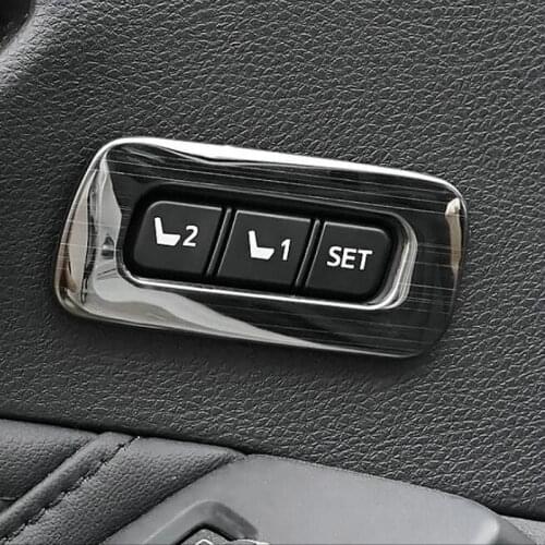 SBTMY Stainless steel decorative frame for car memory key For Toyota Avalon xx50 2019 2020 Accessories