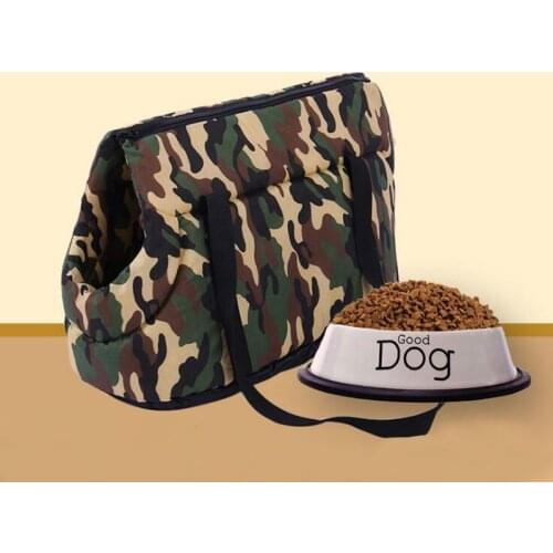 Cozy Soft Travel Pet Dog Carry Bag Camouflage Sling Handbag for Yorkshire Terrier Creative Outdoor Cat Dog Backpack Pet Supplies