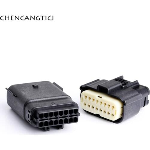 1 Set 16 Pin Way Molex Auto Wire Harness Cable Connector Electric Male Or Female Socket Plug 33472-1606 33482-8601 33472-1740