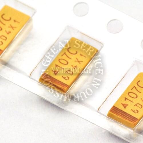 500pcs/bag 16V 100UF C type 6032 10% SMD tantalum capacitor
