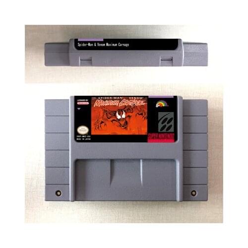 Spider-Men Game Venomed Maximum Carnage - Action Game Card US Version English Language
